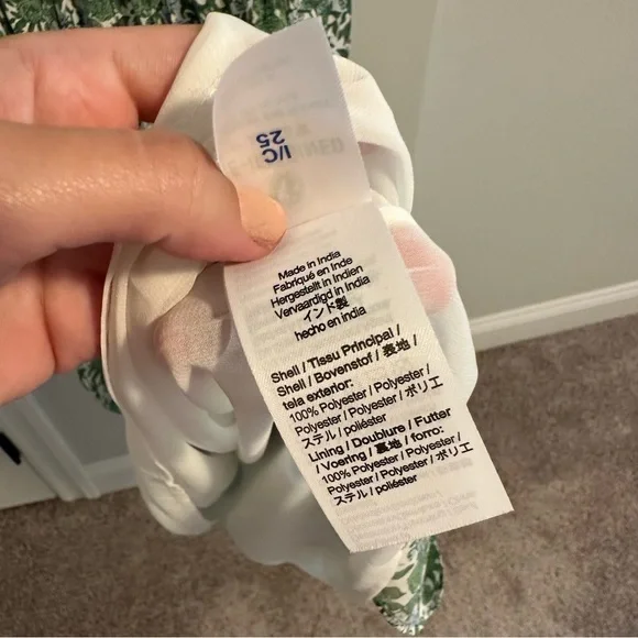 NWT J. Crew Green Blue Floral Maxi Dress Medium - Picture 10 of 15